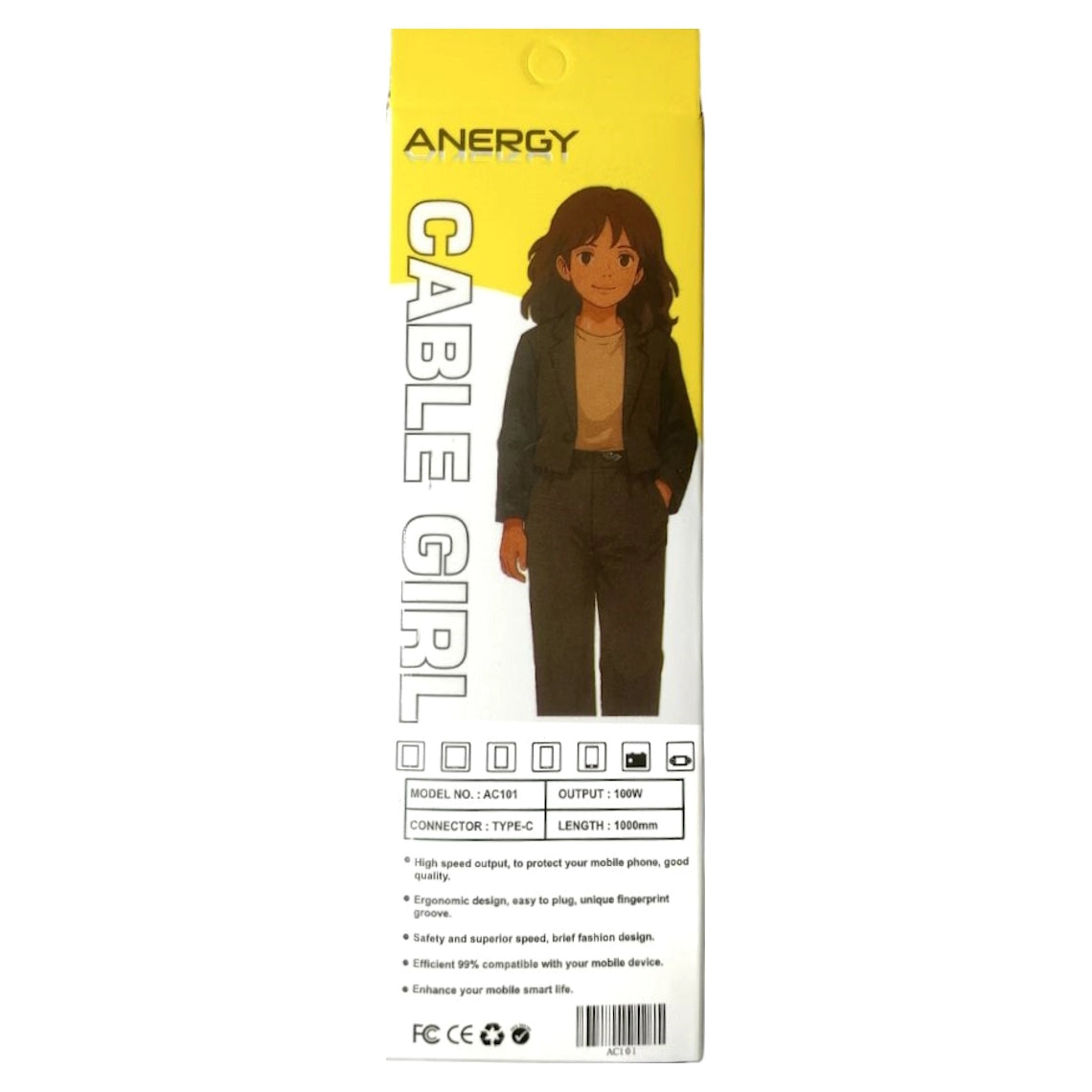 ANERGY DATA CABLE TYPE C AC101