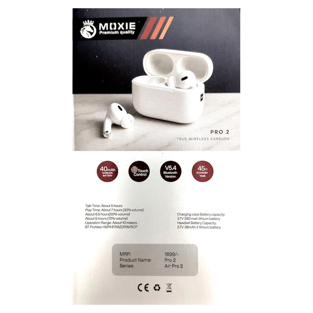 MOXIE EAR BUDS PRO O2